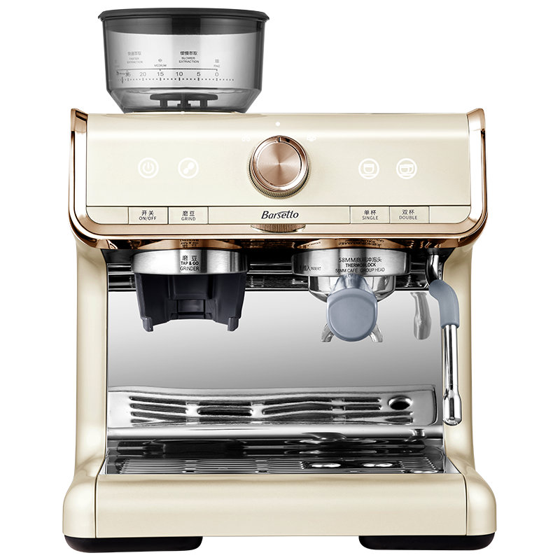 百胜图（Barsetto)咖啡机BAE01（单位：台） 米白色